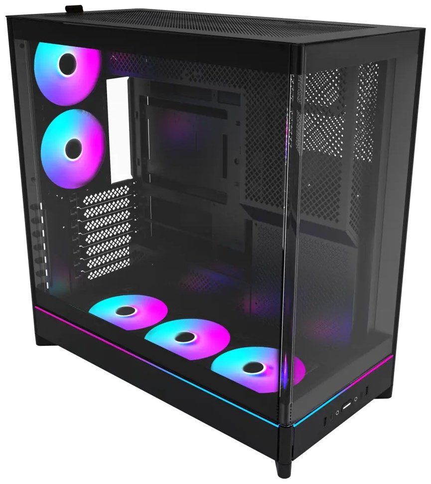 Корпус MONTECH HS02 PRO (B) черный купить,73710