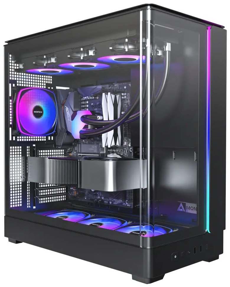 Корпус MONTECH KING 45 PRO (B) черный купить,64838