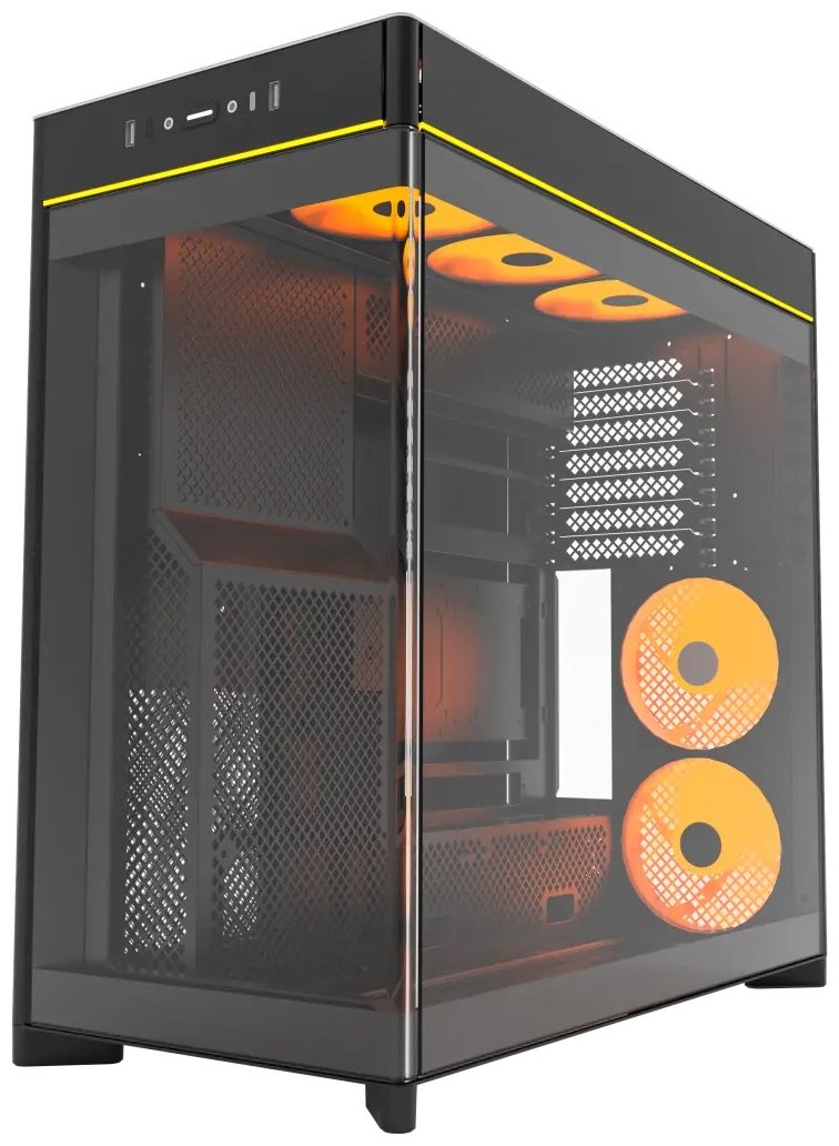 Корпус MONTECH HS02 PRO (B) черный купить,73710