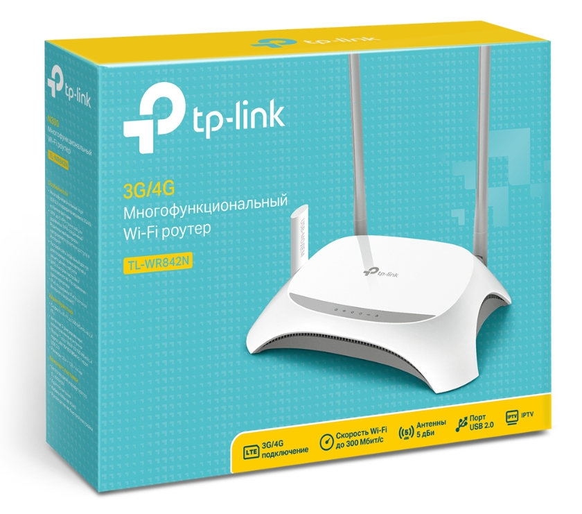 Маршрутизатор TP-Link TL-WR842N белый