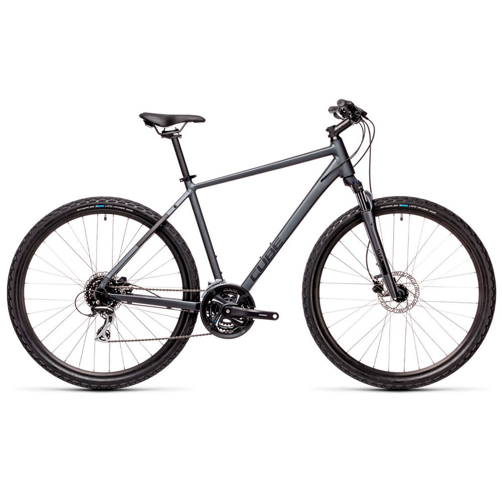 Велосипед Cube Nature 2021 S-50см 28" 445100 серый купить,NaN