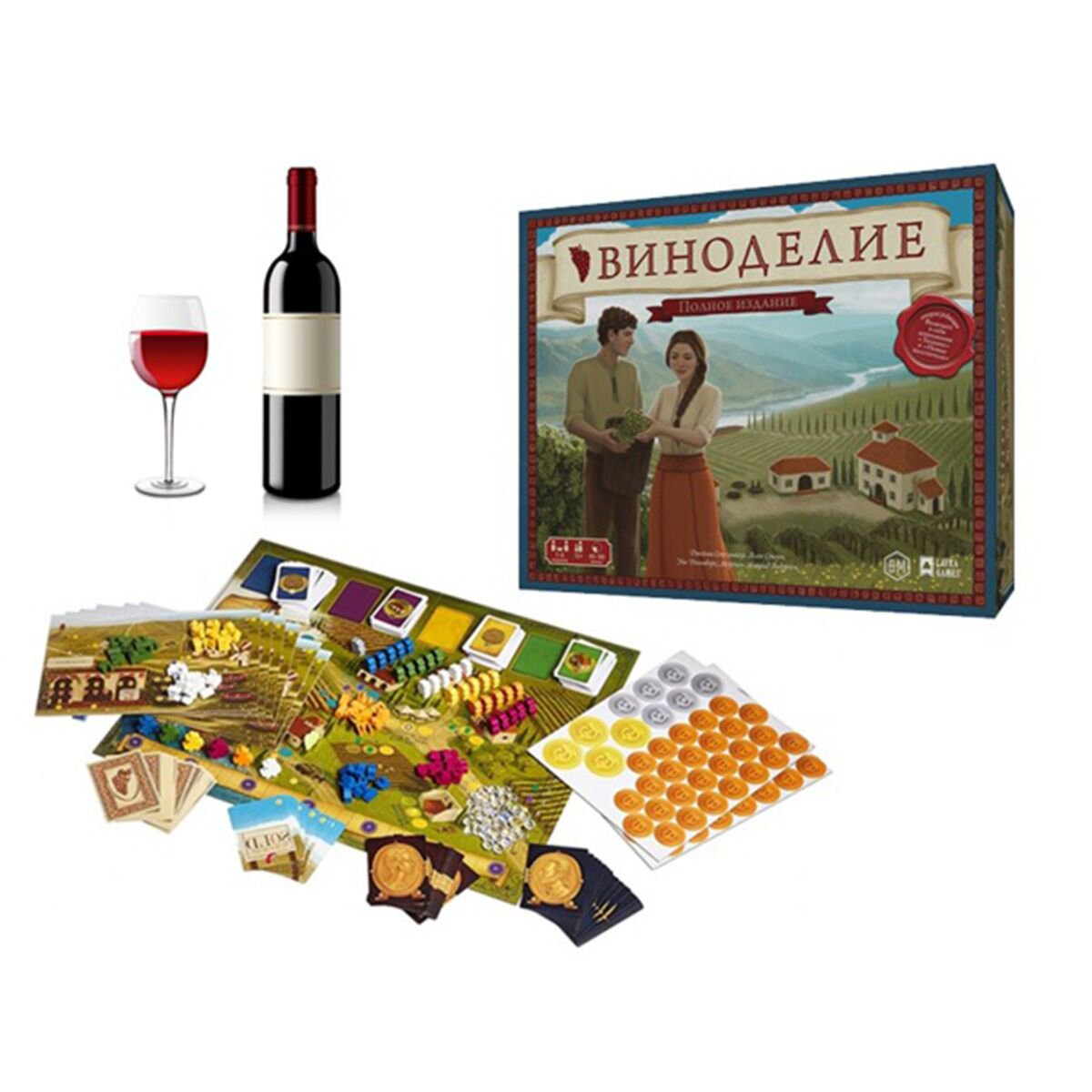  Настольная игра Нескучные игры Виноделие.Полное издание купить,NaN