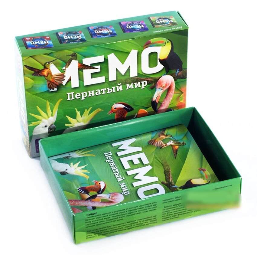 Настольная игра Нескучные Игры Мемо Пернатый мир купить,NaN