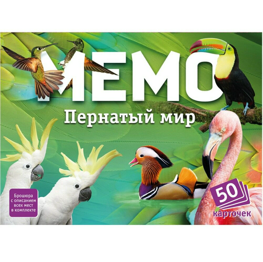 Настольная игра Нескучные Игры Мемо Пернатый мир