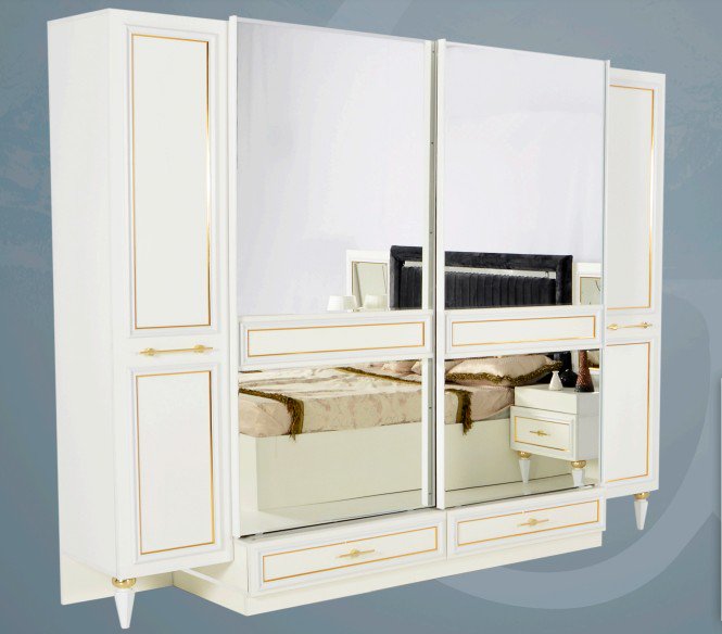 Спальный гарнитур Lider Classic Giorgio Cossa белый купить,NaN