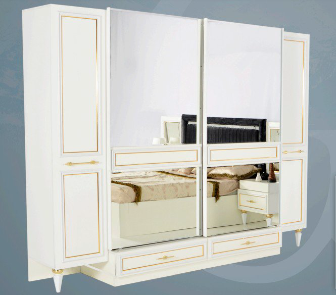 Спальный гарнитур Lider Classic Giorgio Cossa белый купить,NaN