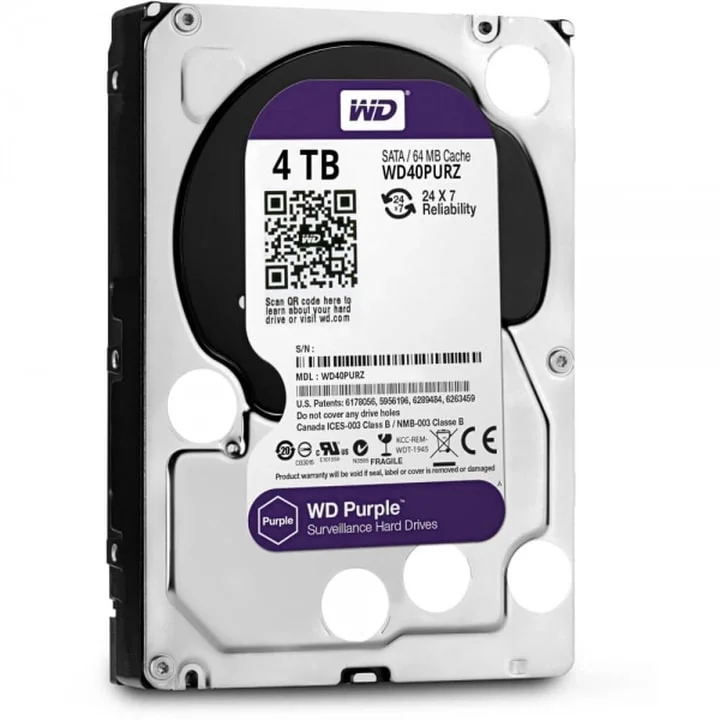 Жёсткий диск HDD Western Digital WD43PURZ 4Tb