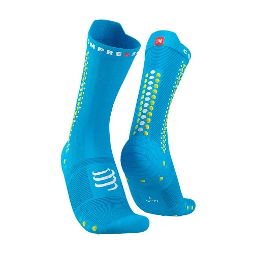 Носки Compressport Pro Racing V4.0 Bike XU00049B-527 голубые 45-47