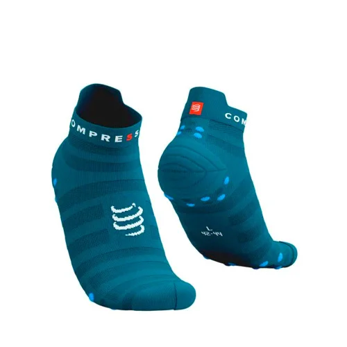 Носки Compressport Pro Racing Socks v4.0 Ultralight Run Low XU00051B-118 синие 35-38