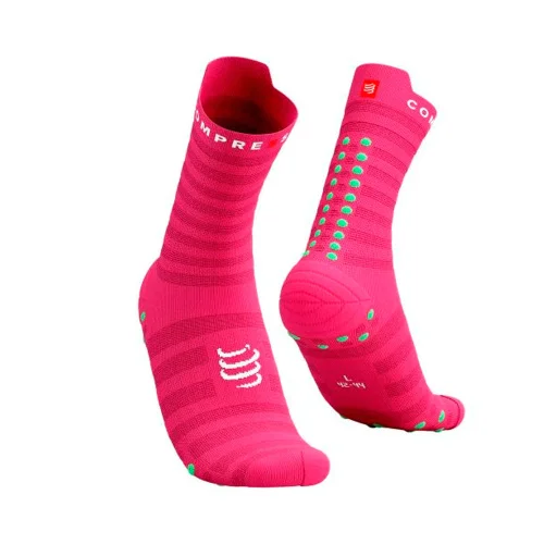 Носки Compressport Pro Racing Socks v4.0 Ultralight Run High XU00050B-379 розовые 35-38