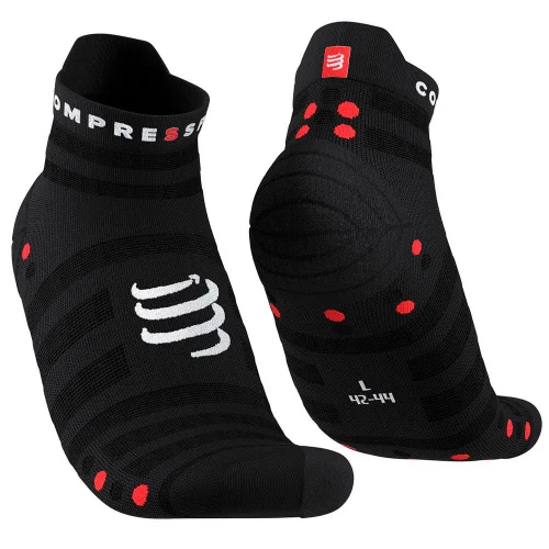 Носки Compressport Pro Racing Socks v4.0 Ultralight Run Low XU00051B-906 черные 39-41
