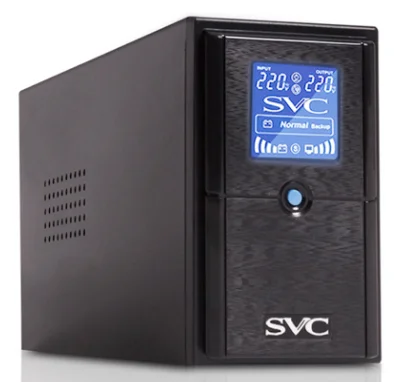 ИБП SVC V-600-L-LCD Black