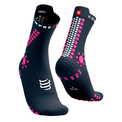 Носки Compressport Pro Racing V4.0 Trail XU00048B-1006 синие 39-41