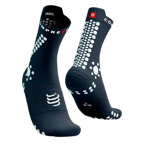 Носки Compressport Pro Racing V4.0 Trail XU00048B-1009 сине-белые 39-41