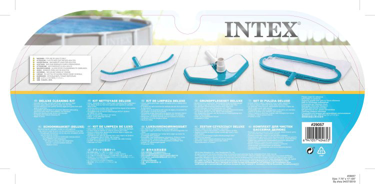 Набор для чистки бассейна Intex Deluxe  29057 