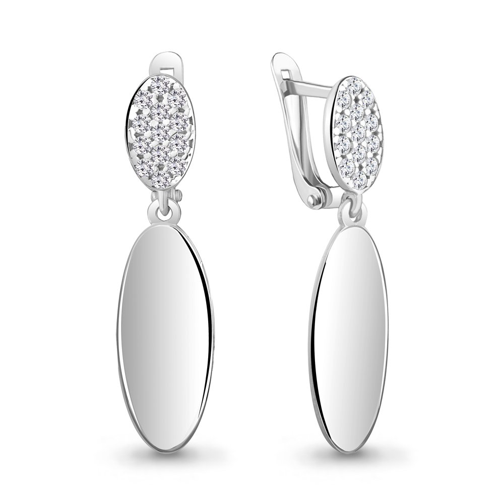 Серьги Aquamarine 49116А 3,08гр. купить,NaN