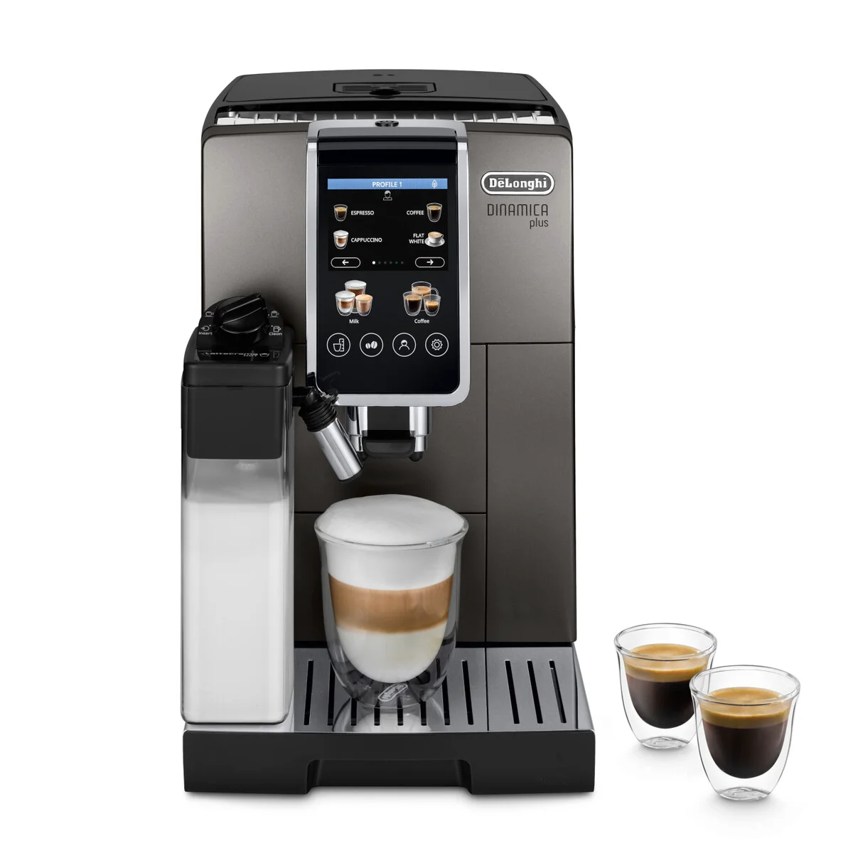 Кофемашина DeLonghi ECAM380.95.TB серебристая
