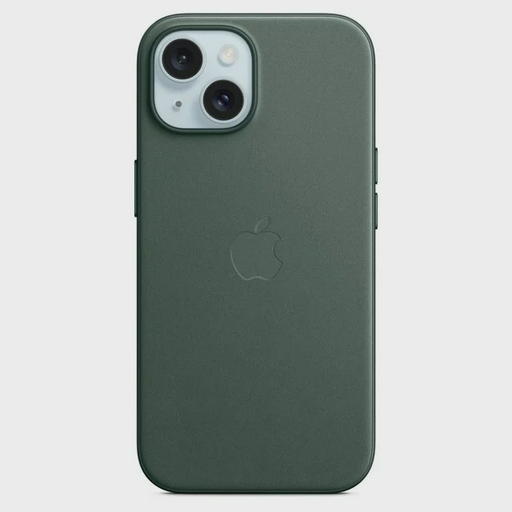 Чехол Apple для iPhone 15 FineWoven Case with MagSafe A3132 MT3J3ZM/A Green