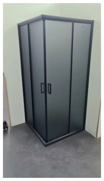 Душевое ограждение KABINKA.KZ двухстенное AP-19-90 Black , 900х1950 мм купить,NaN