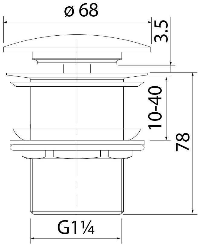 Сетка для слива IDDIS OPHGM00i88 1 1/4 купить,17500