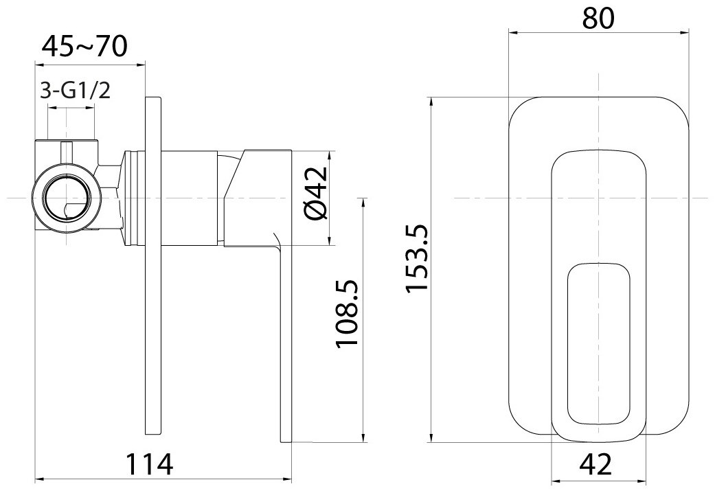 Смеситель для душа IDDIS SLIBL00i66, латунь, цвет черный купить,52900