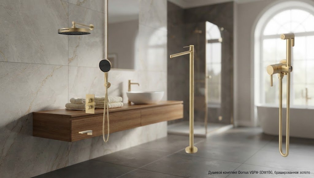 Vincea душевой набор (гарнитур) Домус (Domus) VSFW-5DM1BG купить,1105600