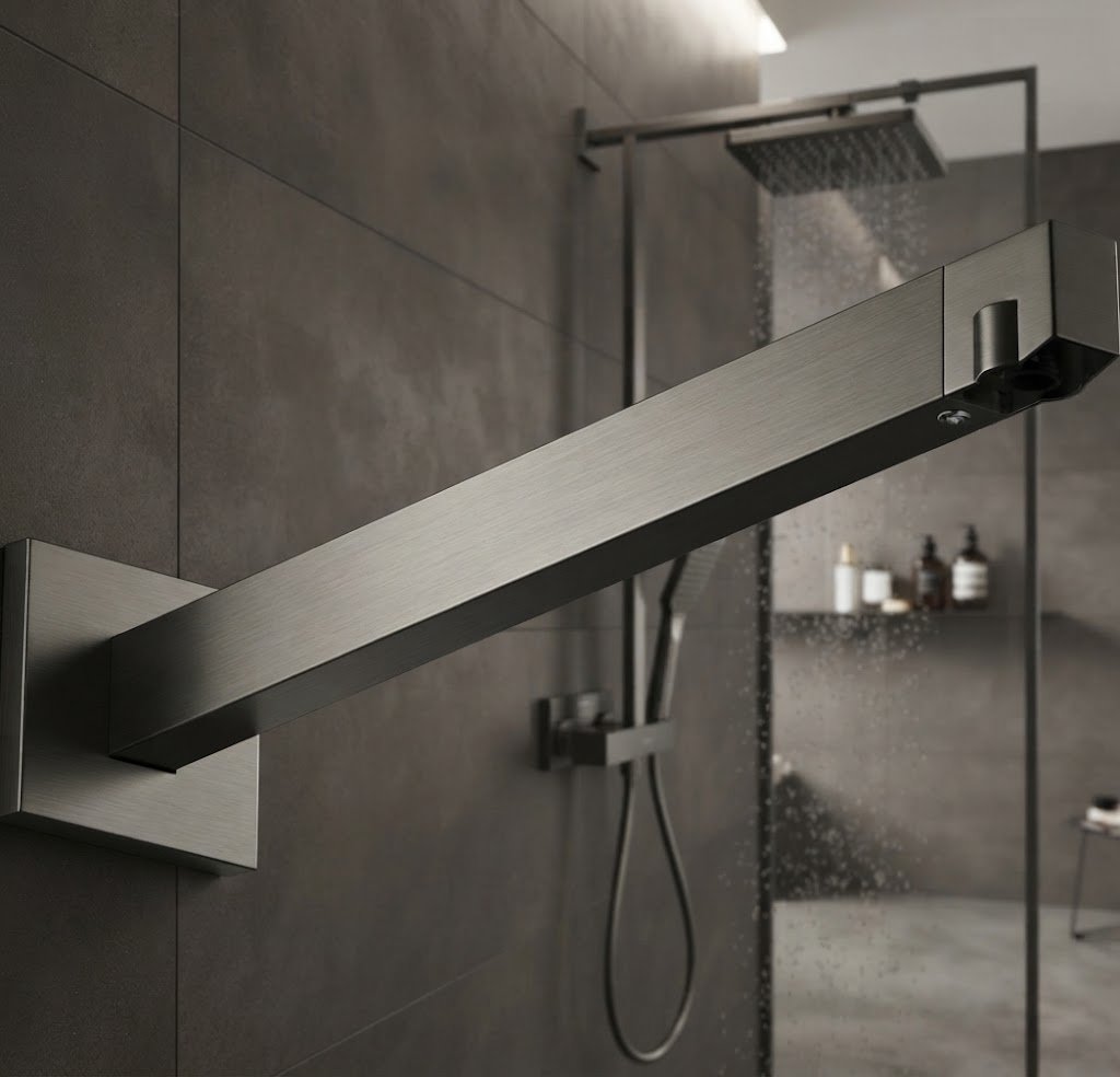 Hansgrohe держатель для душа 390х80 мм Pulsify E 1jet 24337340, латунь