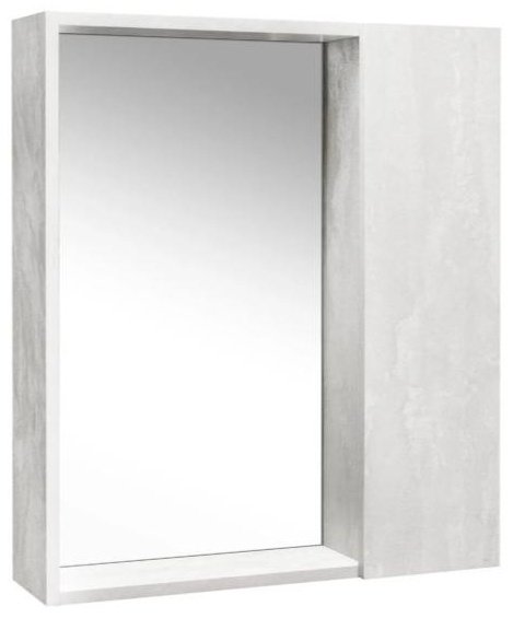 Шкаф зеркальный навесной KABINKA.KZ Берлин 70, 60x13.6x70 см, серый купить,NaN