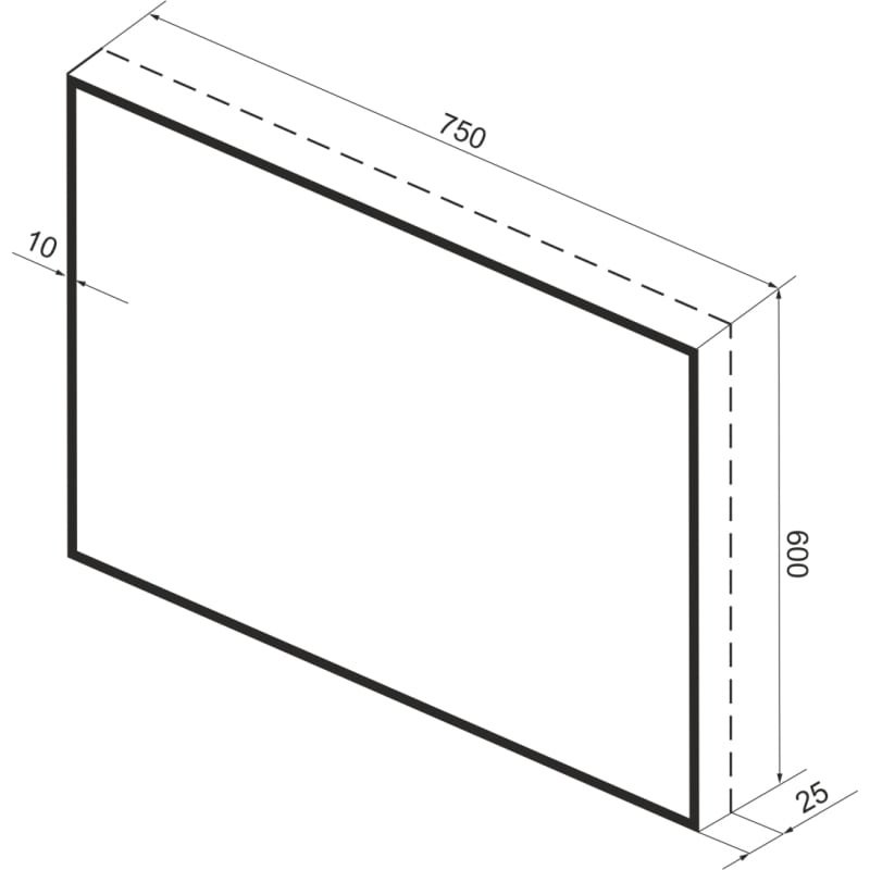 Зеркало настенное 60x75 см купить,229100