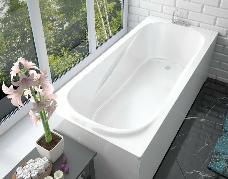 Ванна Taliente Bolseno BL 18080 180x80 см, искусственный мрамор