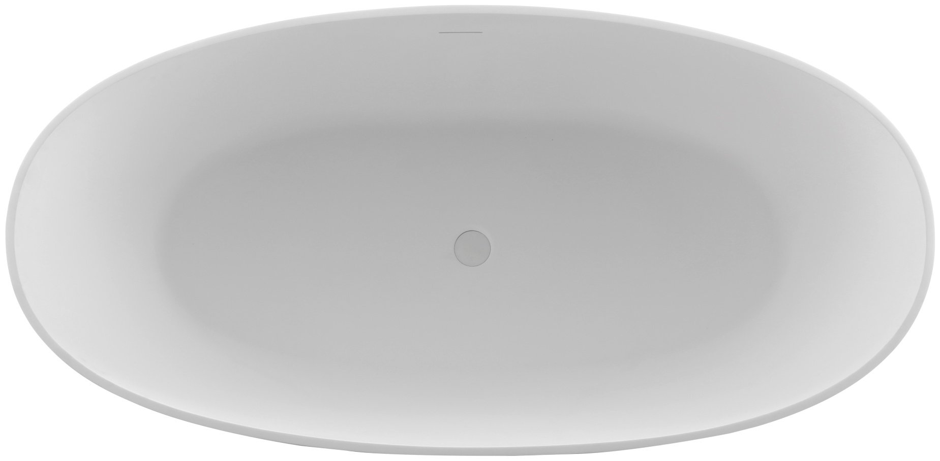 Ванна KABINKA.KZ VBT-4S06-1800MW 180x80 см, искусственный мрамор