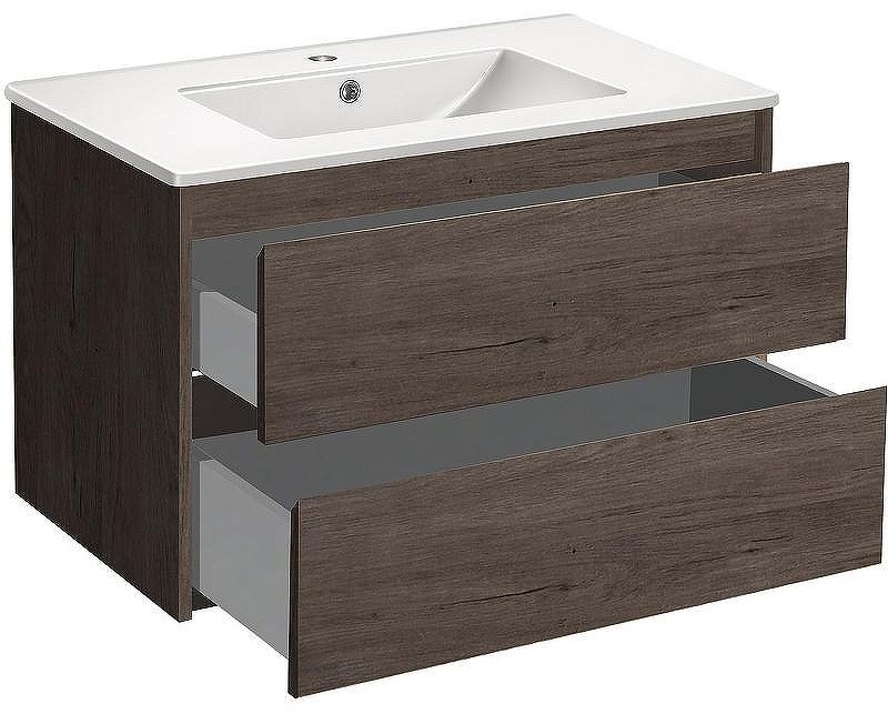 Тумба без раковины KABINKA.KZ Gio 800, 80.7x50x46 см, коричневый