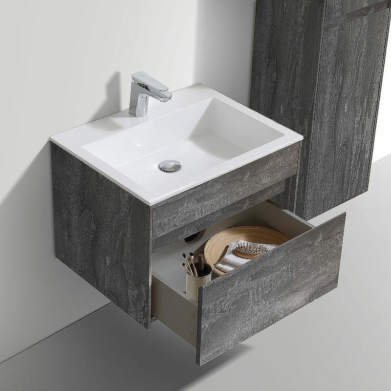Тумба без раковины KABINKA.KZ Chiara 600 , 59.2x43.5x47.6 см, серый