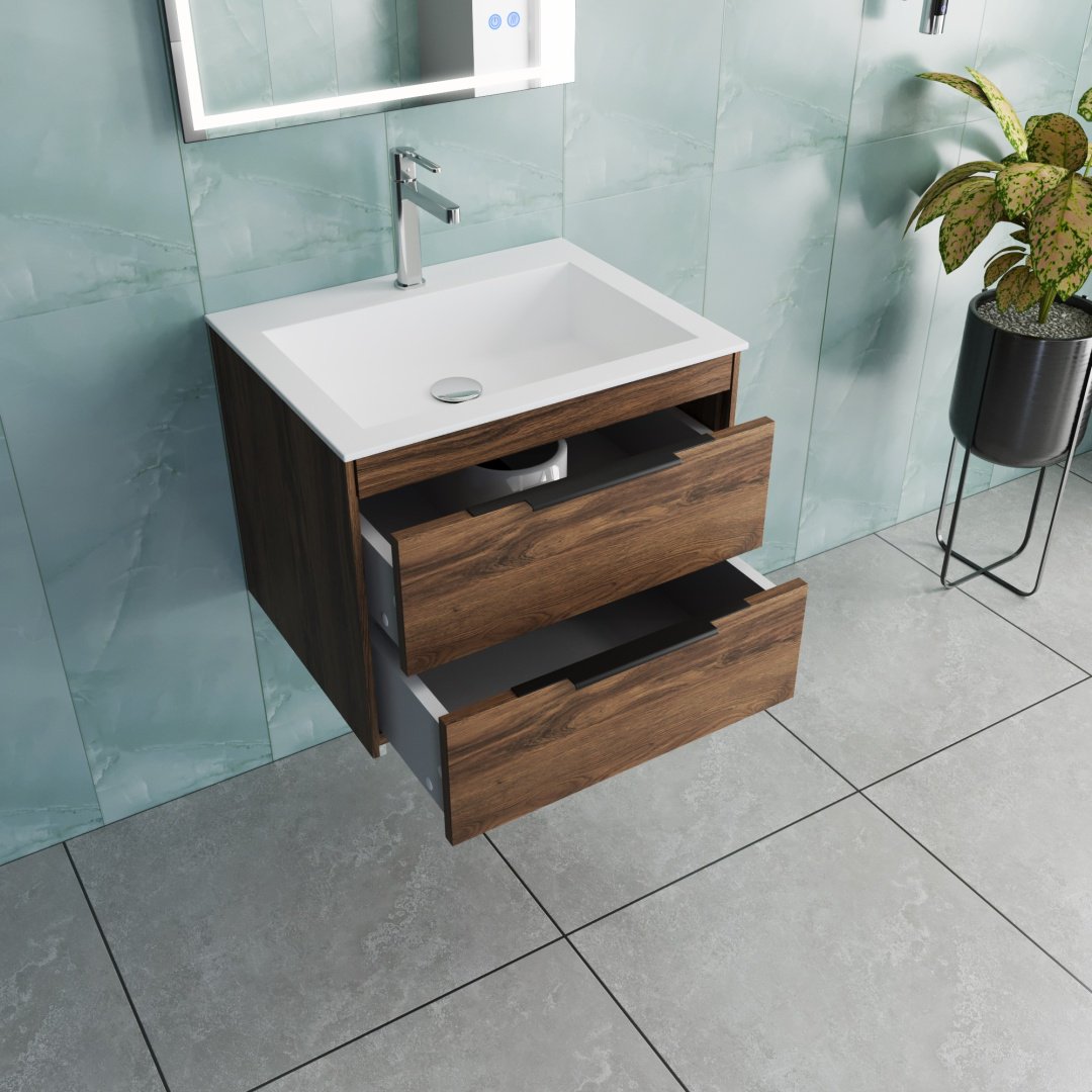 Тумба без раковины KABINKA.KZ Chiara 60, 59.2x47.5x47.6 см, коричневый купить,NaN