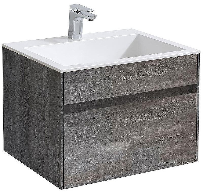 Тумба без раковины KABINKA.KZ Chiara 600 , 59.2x43.5x47.6 см, серый