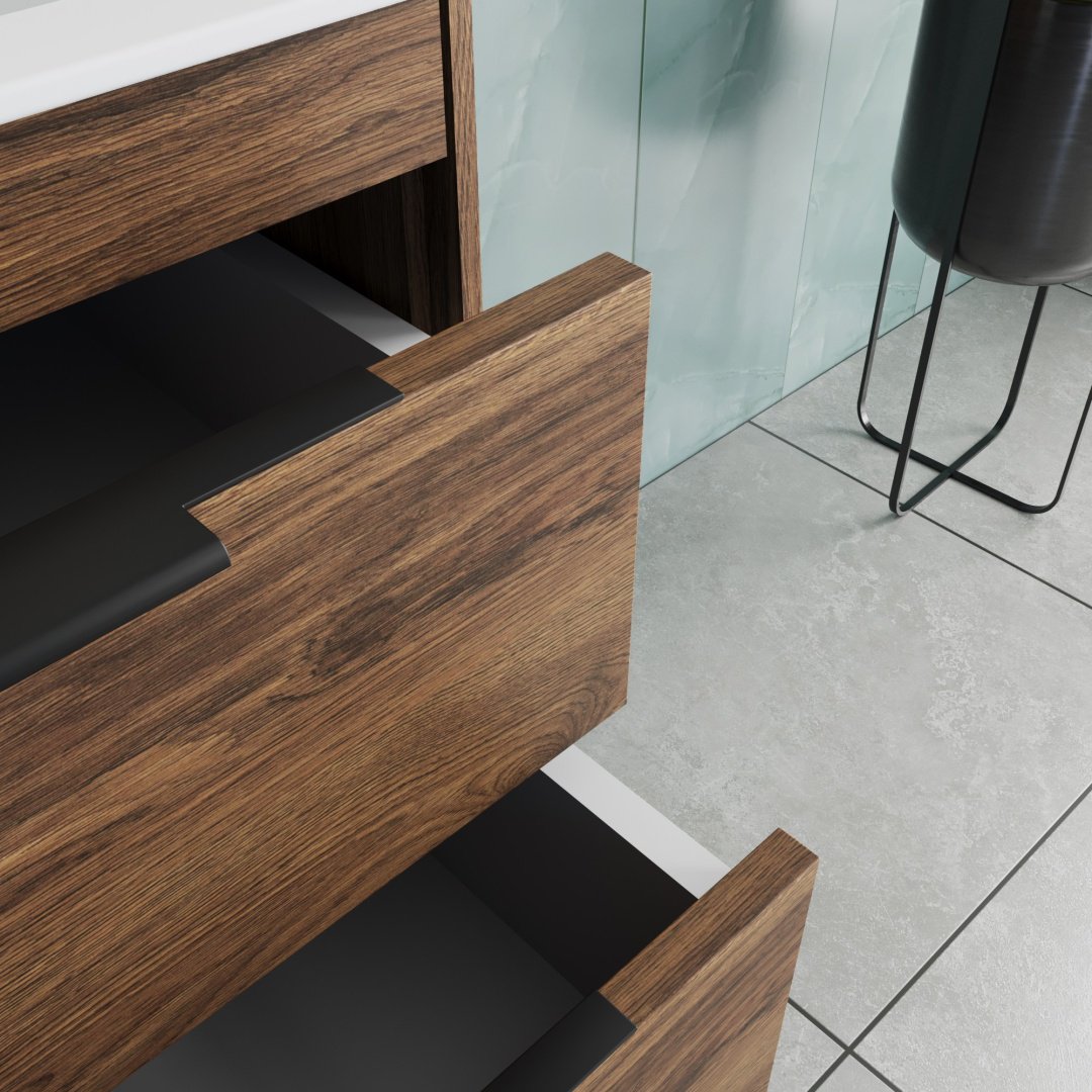 Тумба без раковины KABINKA.KZ Chiara 60, 59.2x47.5x47.6 см, коричневый купить,NaN