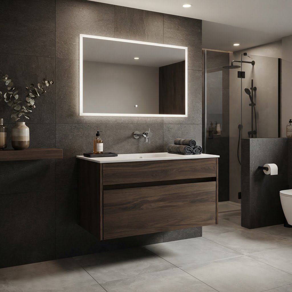 Тумба без раковины KABINKA.KZ Chiara 60, 59.2x43.5x47.6 см, коричневый купить,NaN