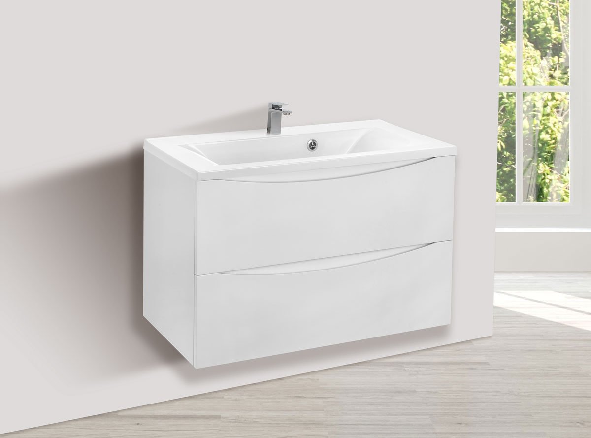 Тумба без раковины KABINKA.KZ Mia 75, 74x50x44.3 см, белый купить,NaN