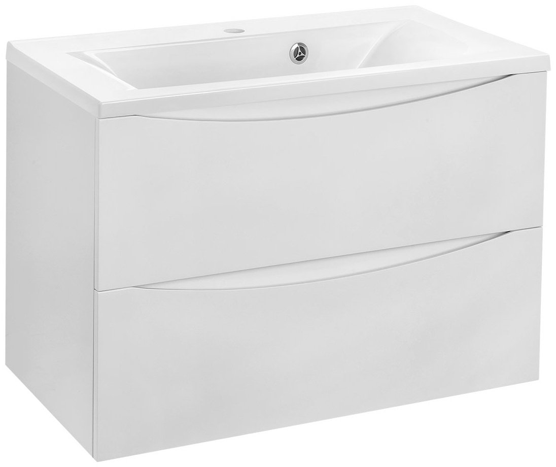 Тумба без раковины KABINKA.KZ Mia 75, 74x50x44.3 см, белый купить,NaN