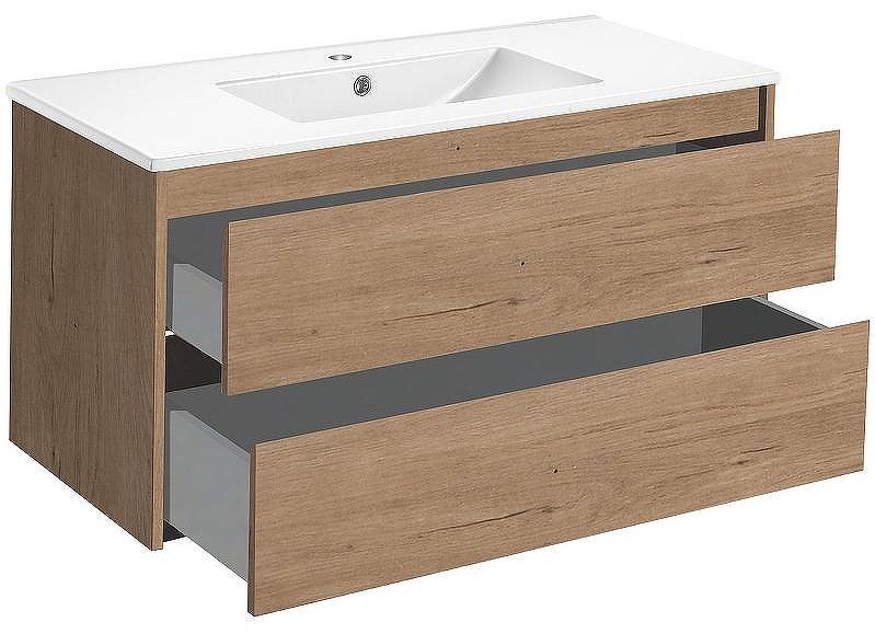 Тумба без раковины KABINKA.KZ Gio 1000, 100.6x50x46 см, коричневый купить,NaN