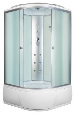 Душевая кабина KABINKA.KZ 3205B fabric white, 220х120 см, высокий поддон купить,NaN