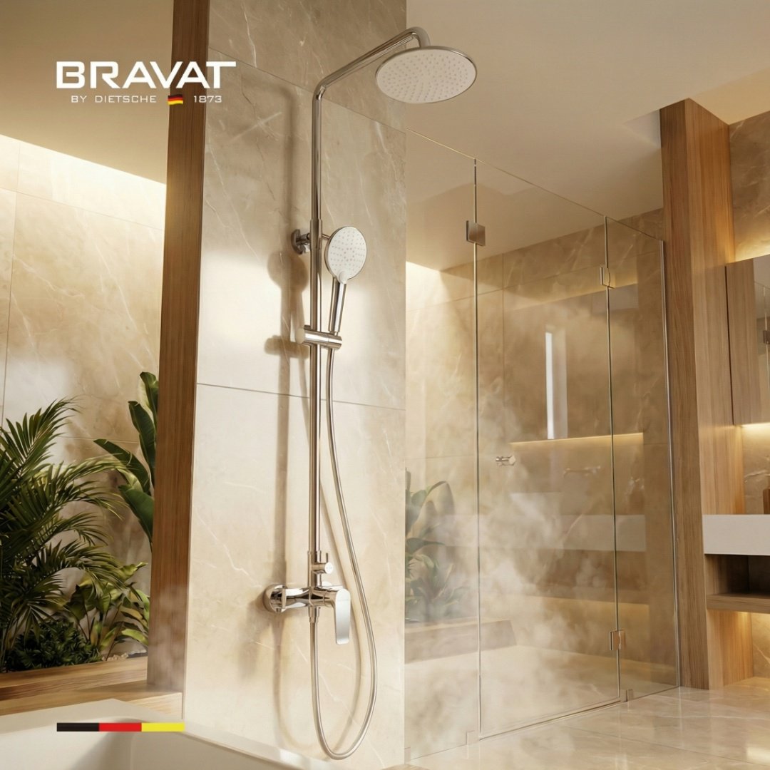 BRAVAT душевой набор (гарнитур) F9807938CP-A-RUS