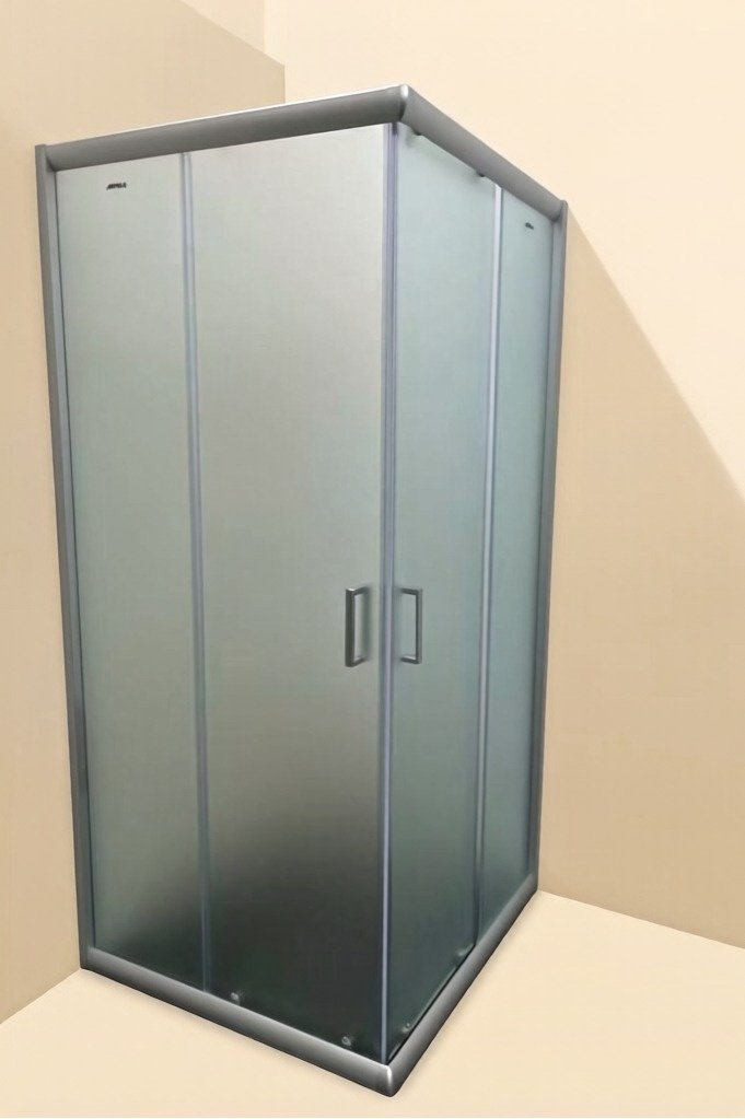 Душевое ограждение KABINKA.KZ двухстенное AP-19-90 Silver , 900х1950 мм купить,NaN