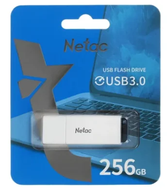 USB Flash накопитель Netac NT03U185N-256G-30WH 256Gb White