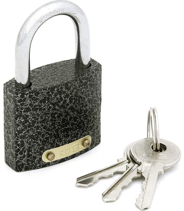 Замок навесной, английский Palladium 303F-40, 61х37 мм