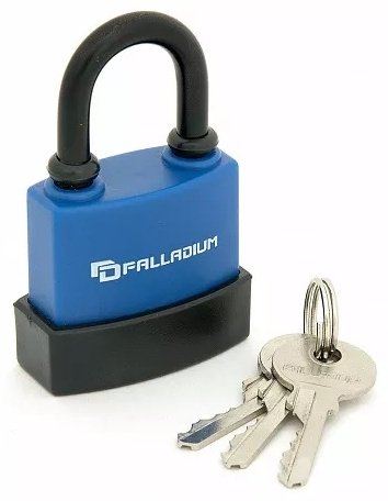 Замок навесной, английский Palladium 907WP-40, 66х45 мм