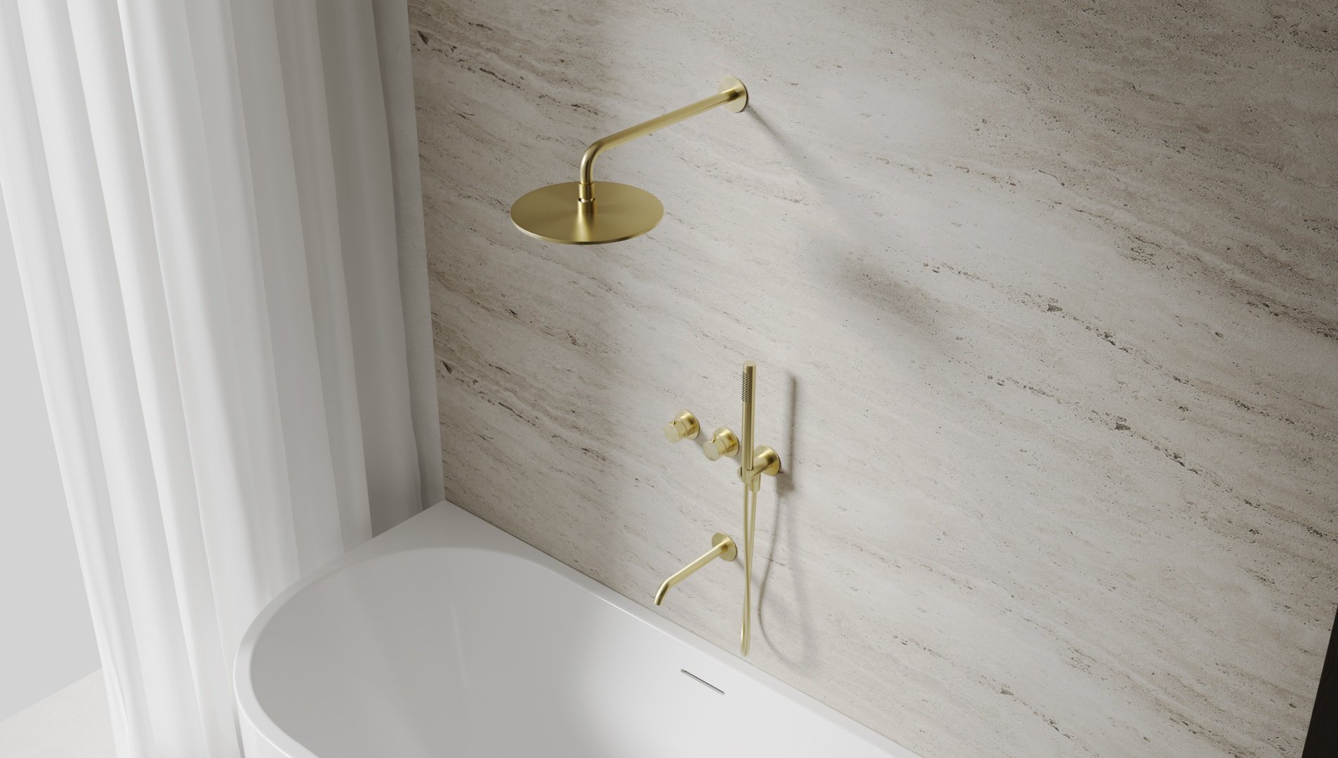 Abber душевой набор (гарнитур) Wasser Kreis 316 AF8150BG купить,657700