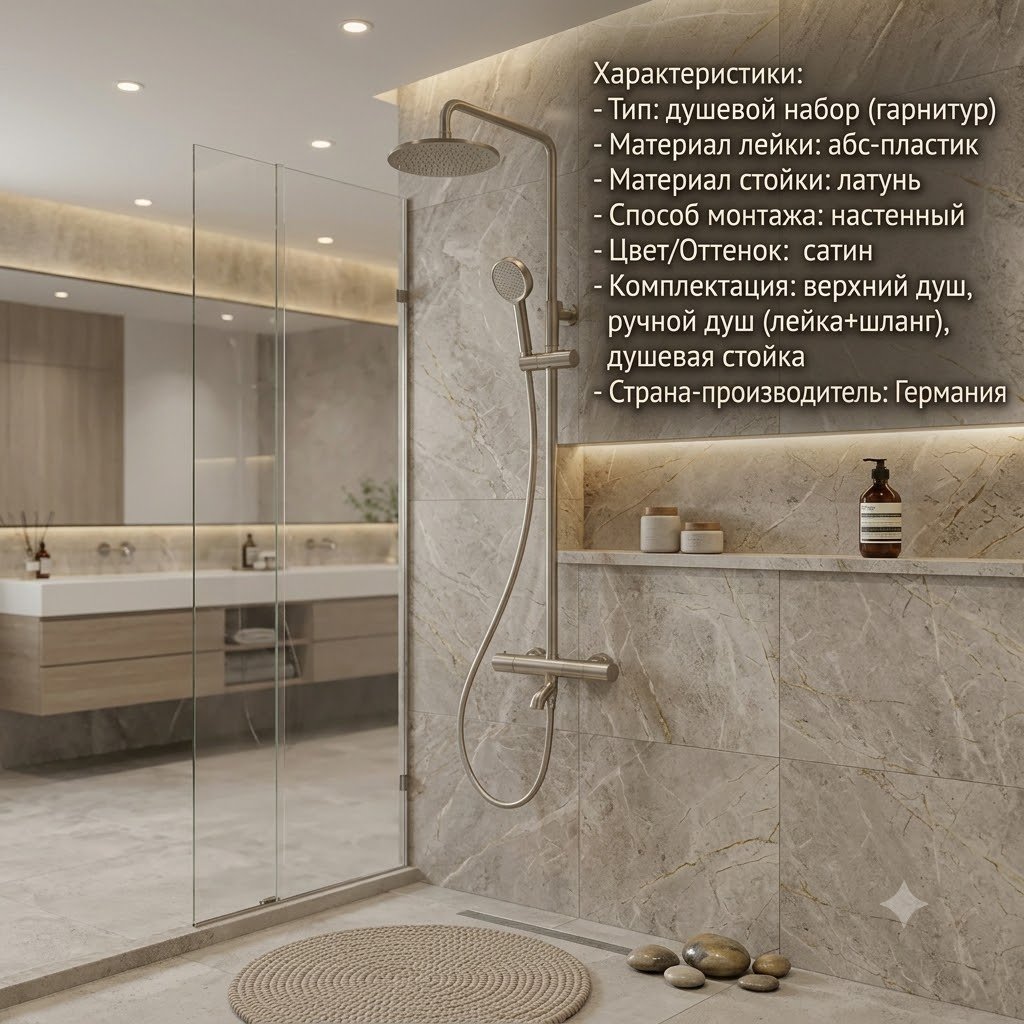 BRAVAT душевой набор (гарнитур) F6812943AP-A-RUS купить,221900