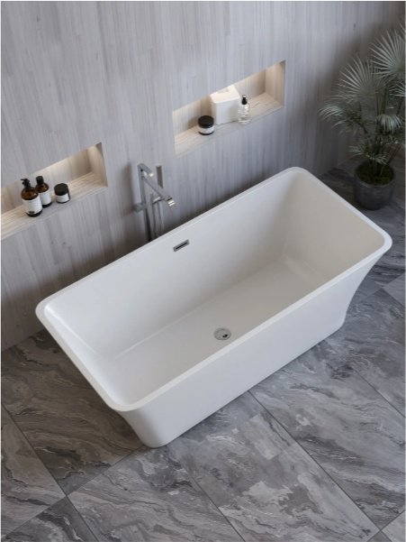Ванна BAU Pure Рим 160x75 см, акрил купить,NaN