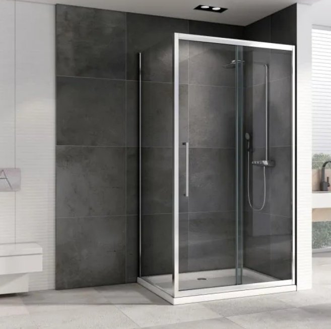 Душевое ограждение Abber двухстенное AG30160H-S80, 800х1950 мм купить,NaN